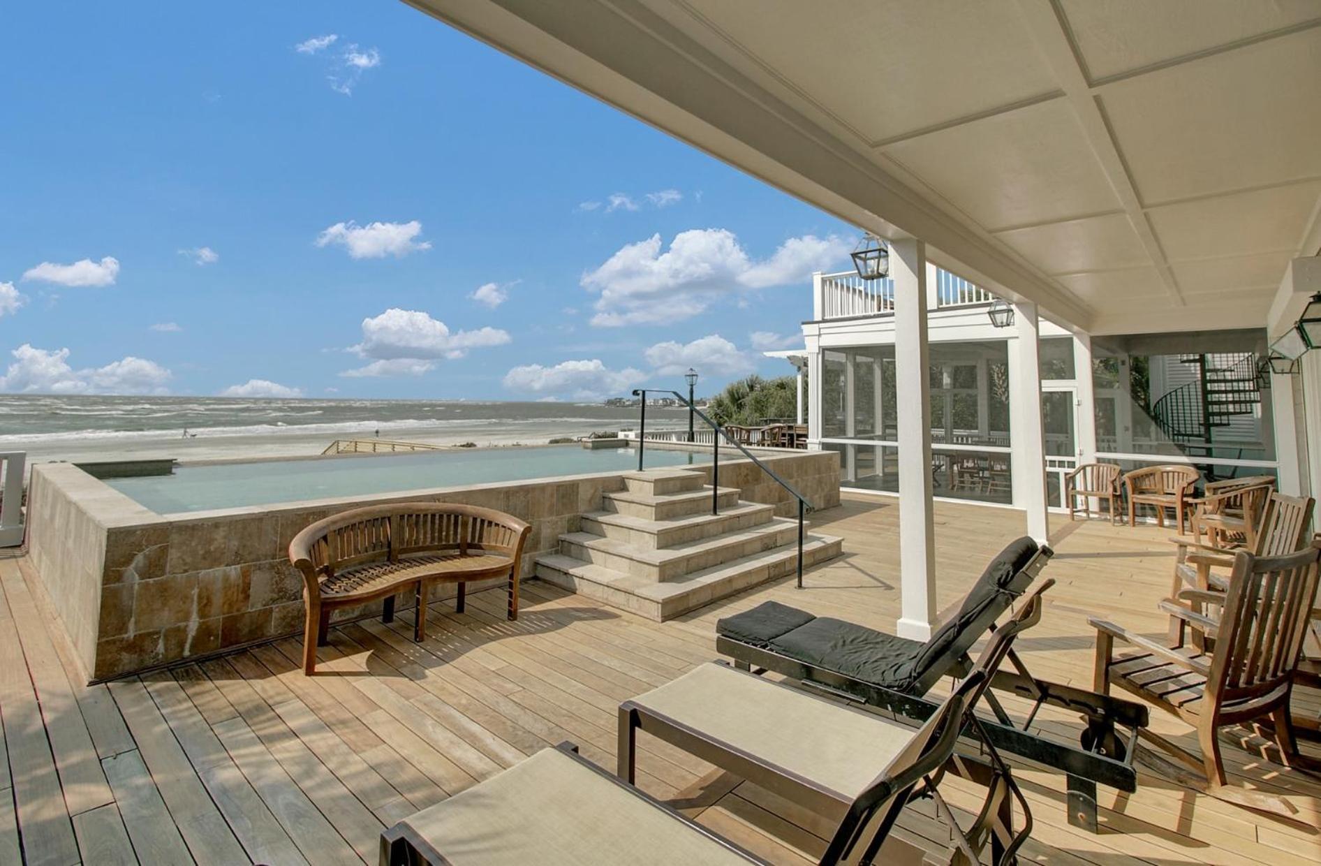 114 Ocean Boulevard By Avantstay Beachfront Putting Green Volleyball Court Infinity Pool Sullivans Island Exterior foto